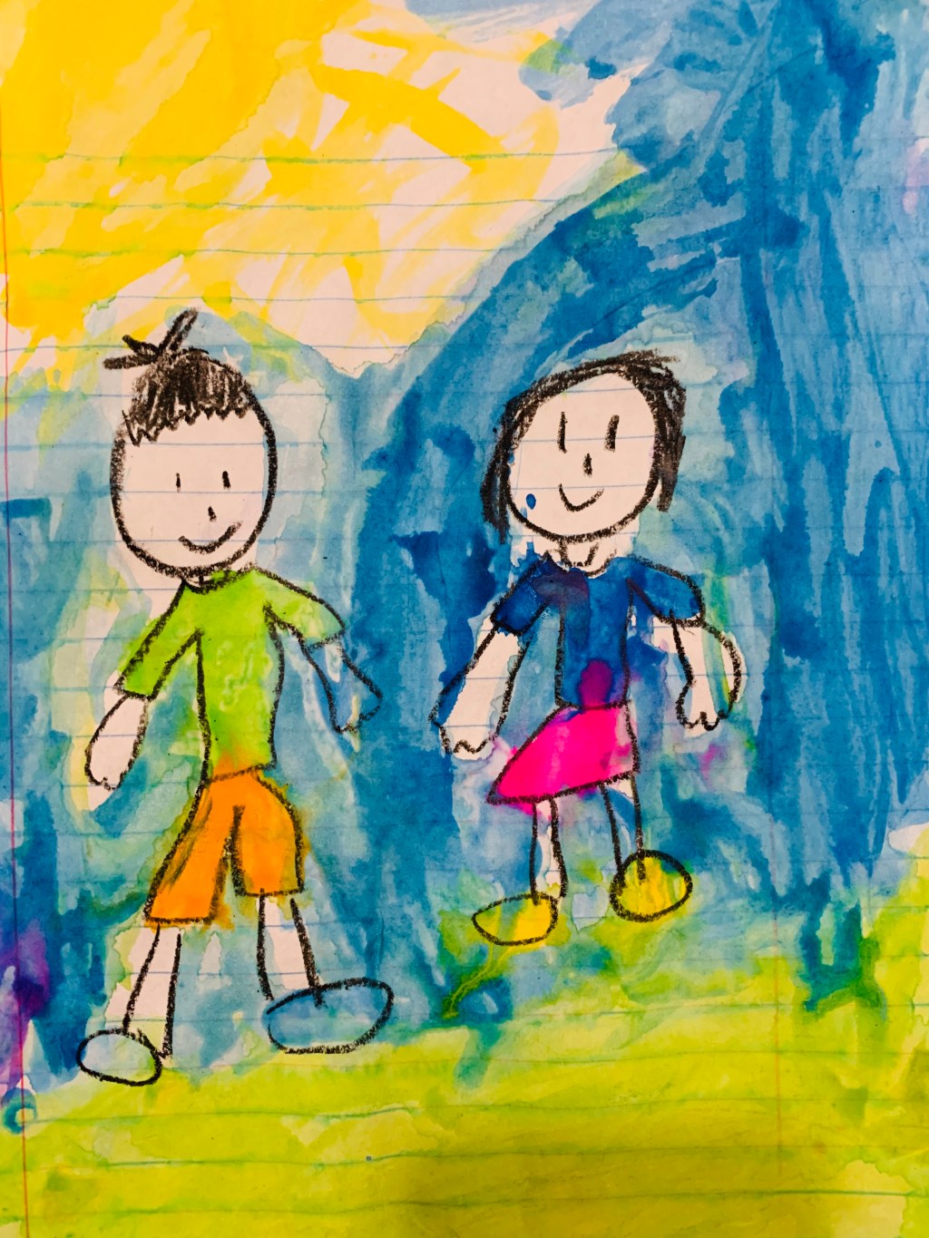 Keep drawing like a child