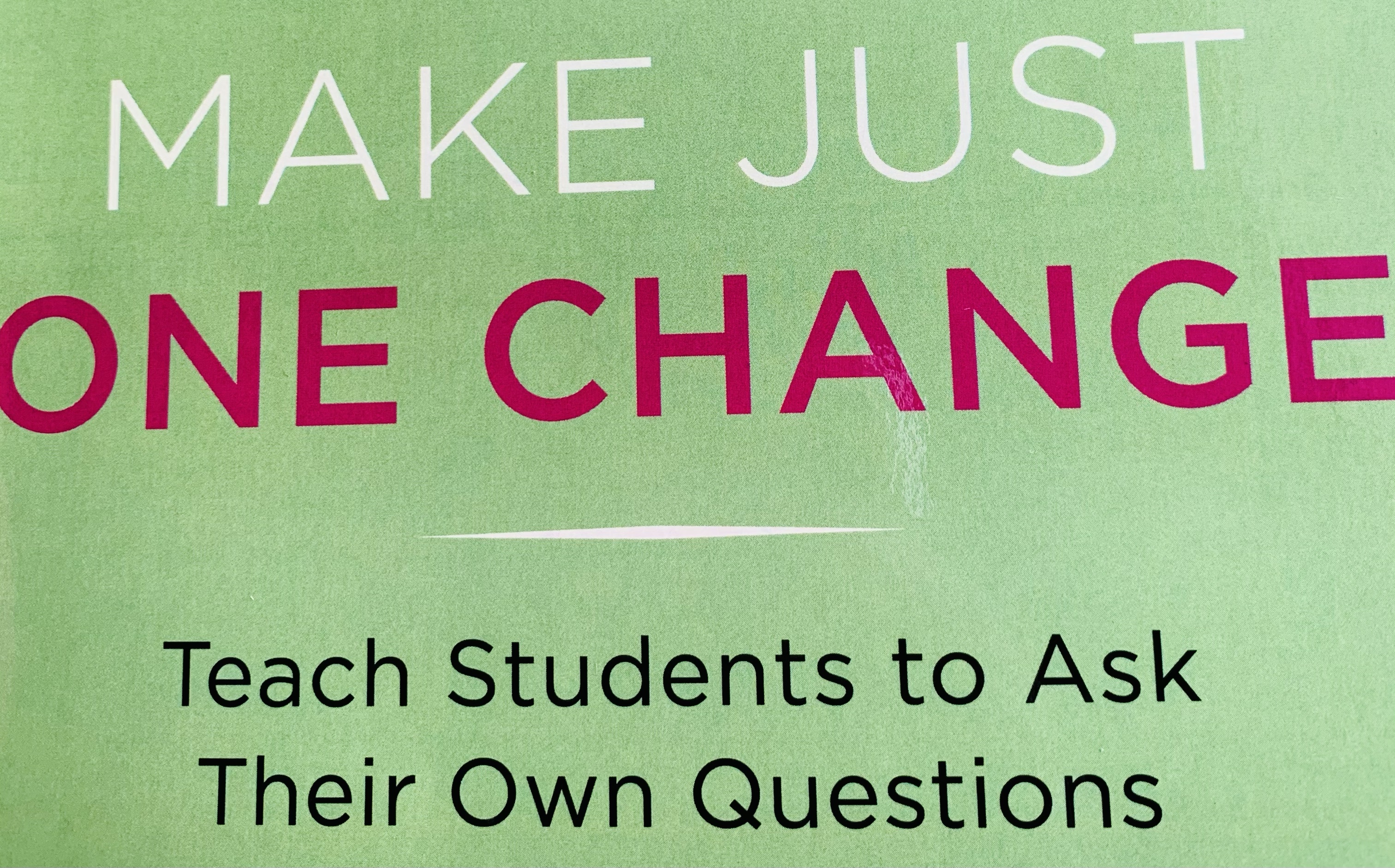 Keep nurturing ‘questions’ in children!