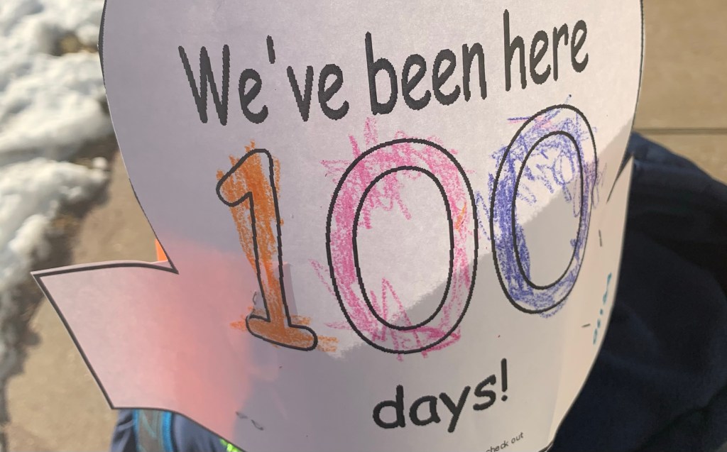 Keep 100 days of school in&nbsp;mind!