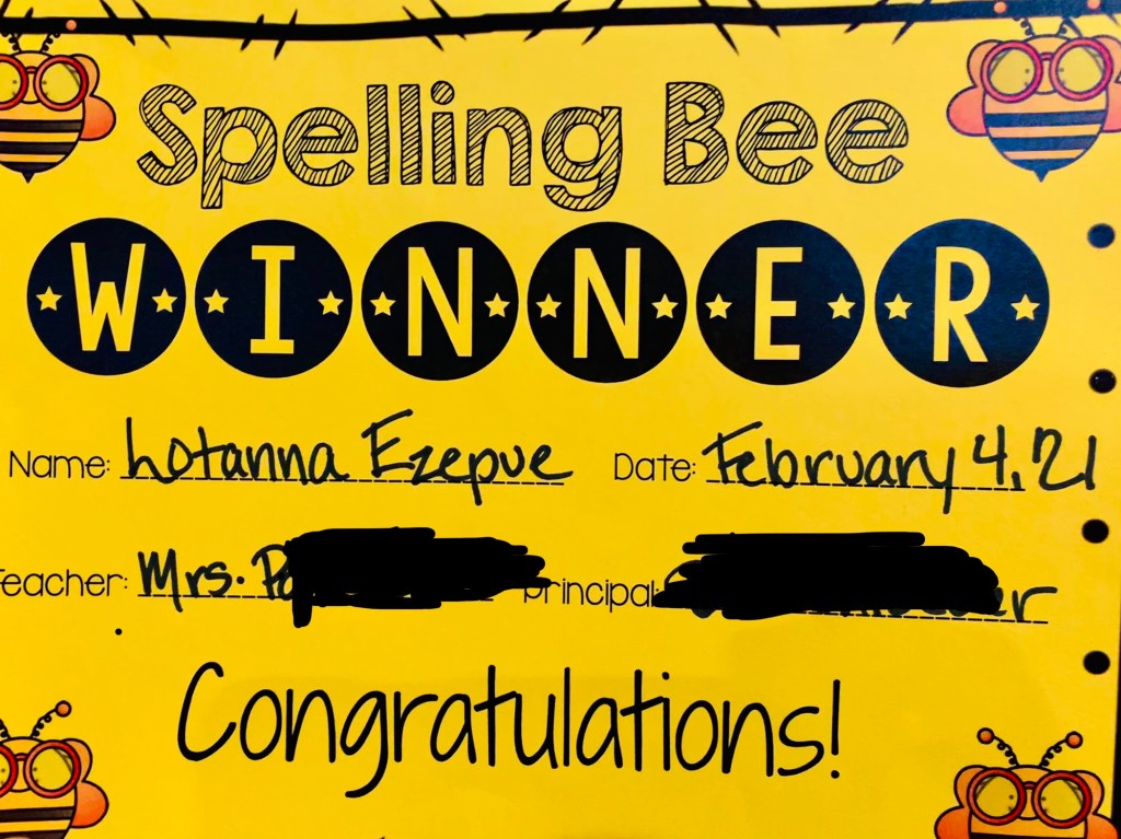 Keep spelling my&nbsp;Belle!