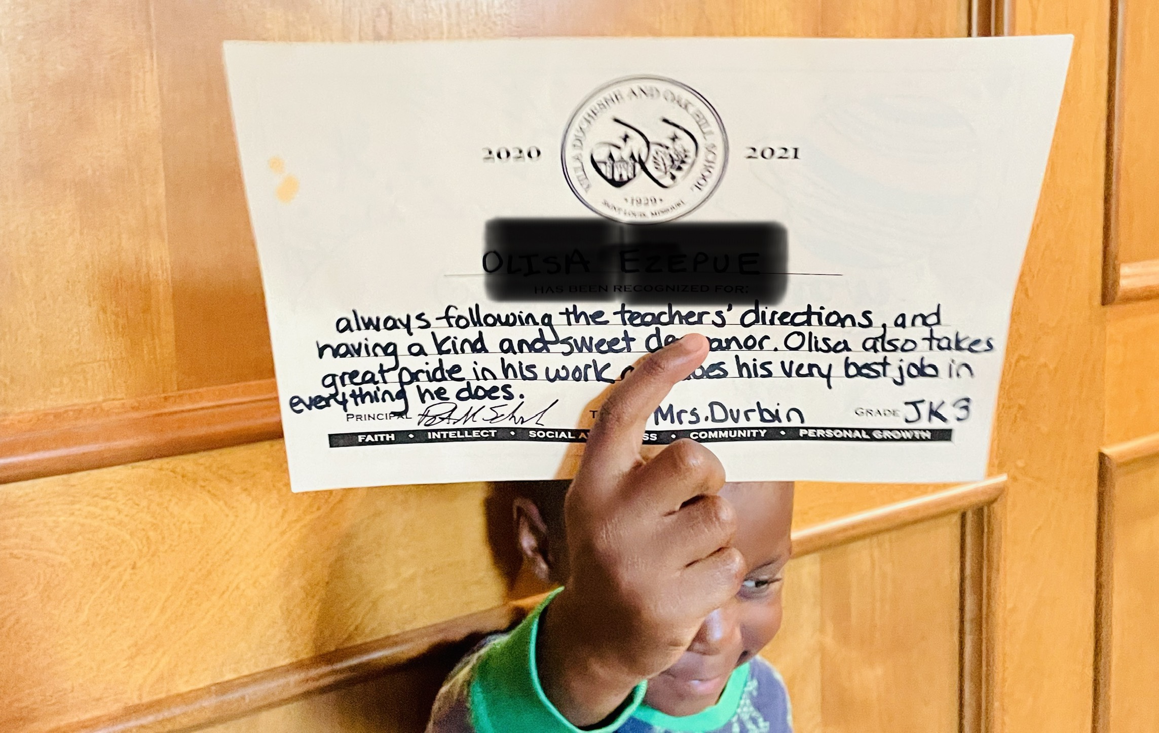 Keep positive affirmations with children!