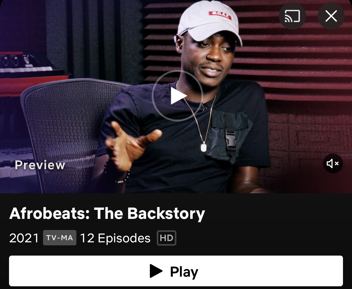 Keep ideas like music, like Afrobeats!