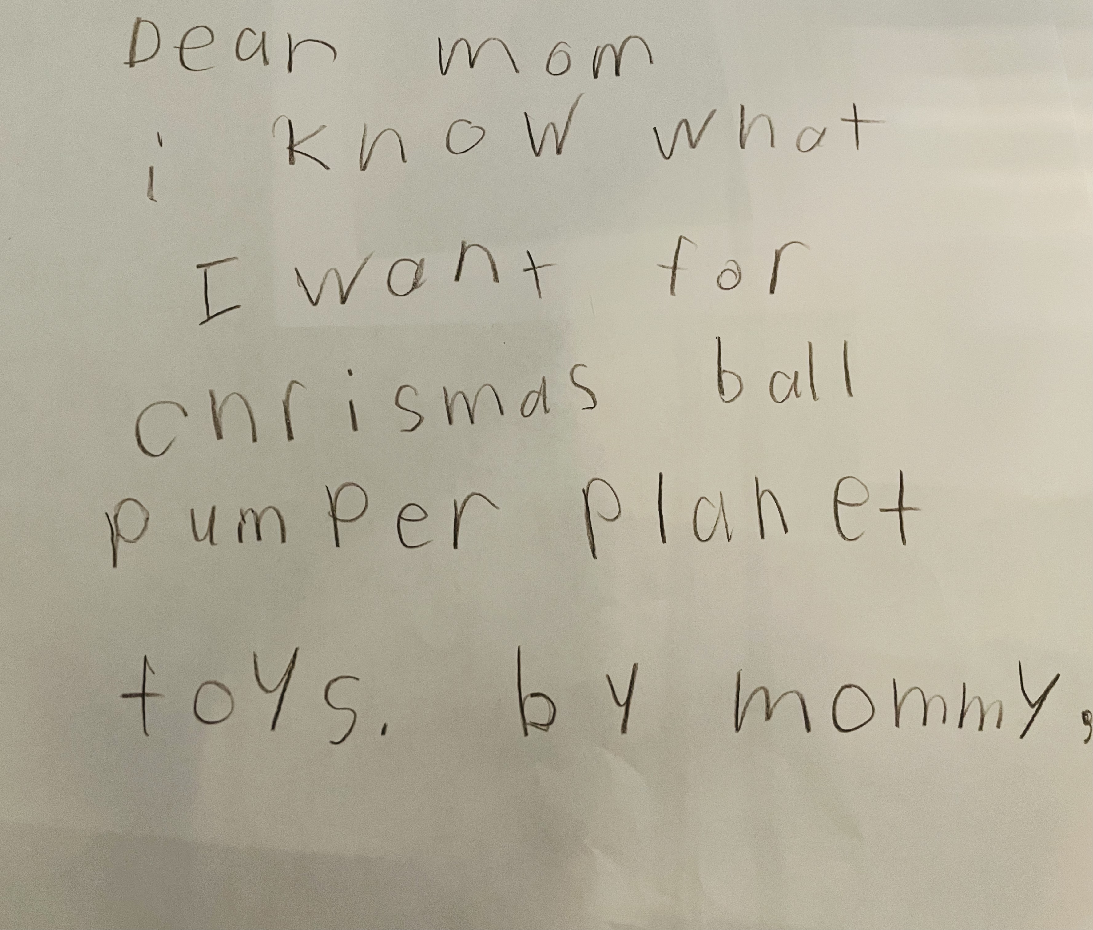 Keep writing letters!