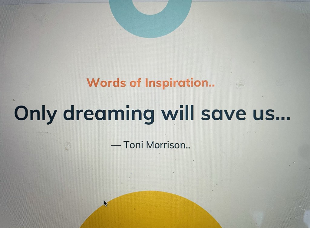 Keep surrendering to your dreams!