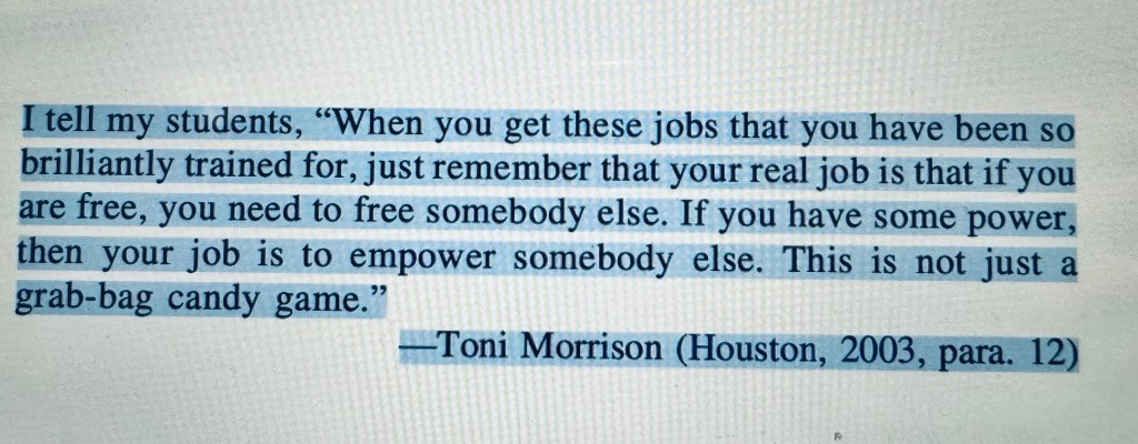 Keep how to free somebody else!