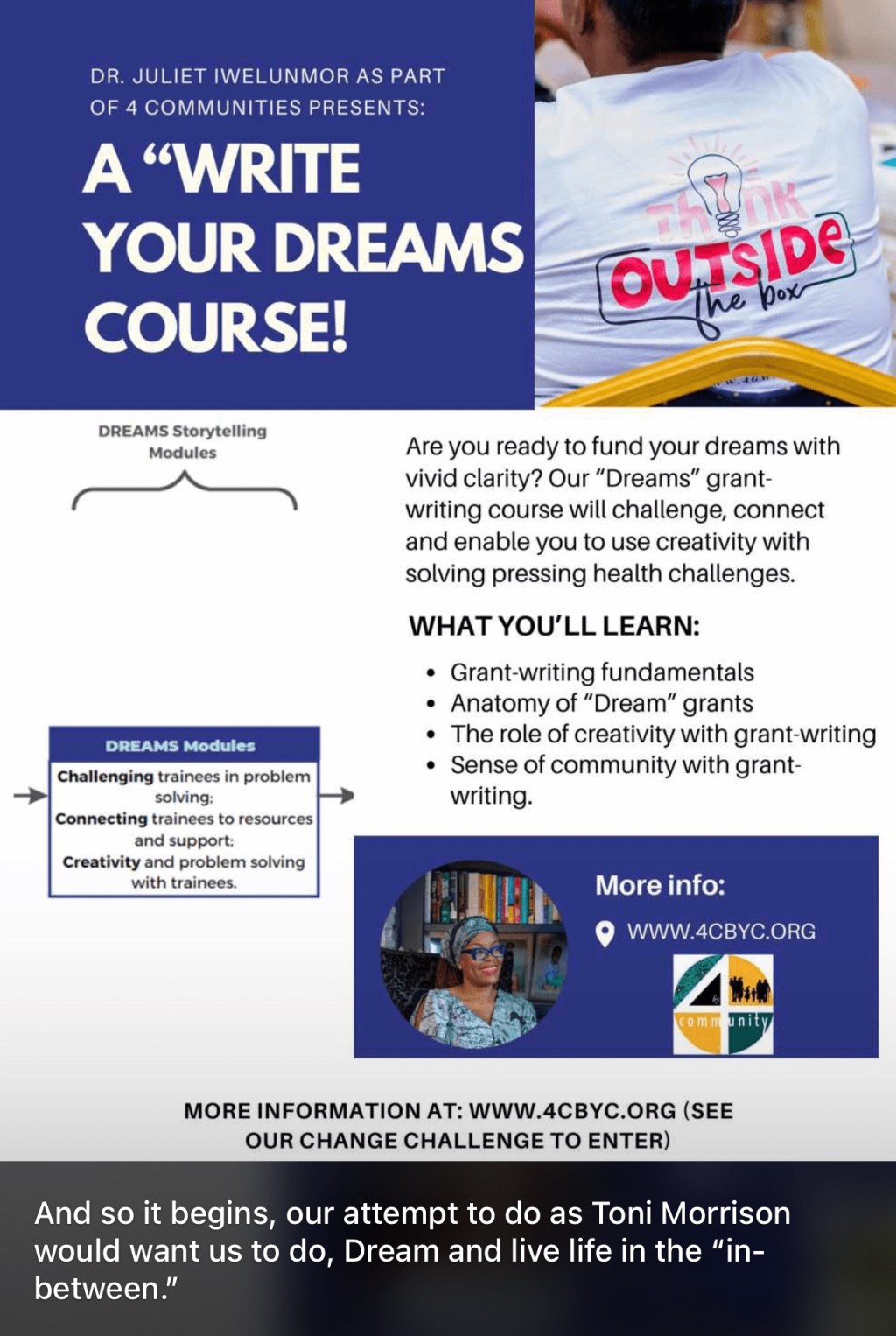 Keep dream, like flowers, like grants that begin&nbsp;again!