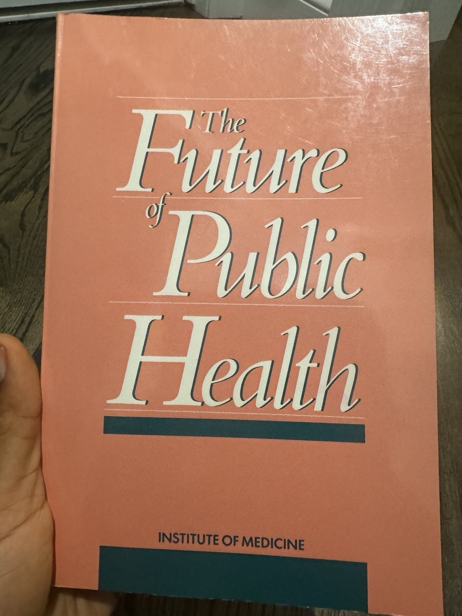 Keep, keep, sustaining the public’s health!